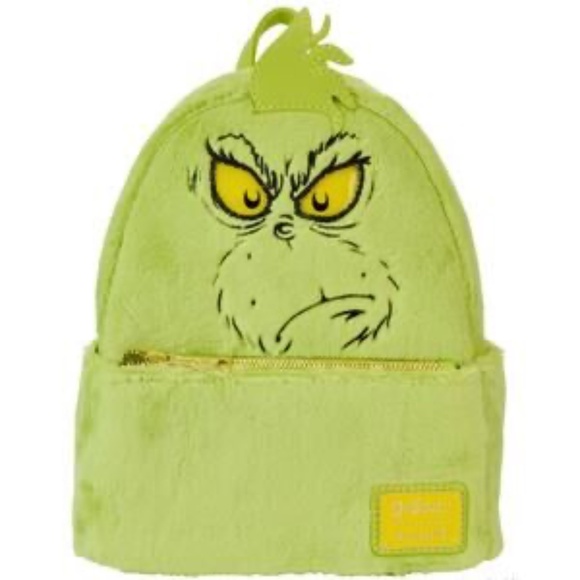 Loungefly Green Grinch Backpack - Picture 1 of 4